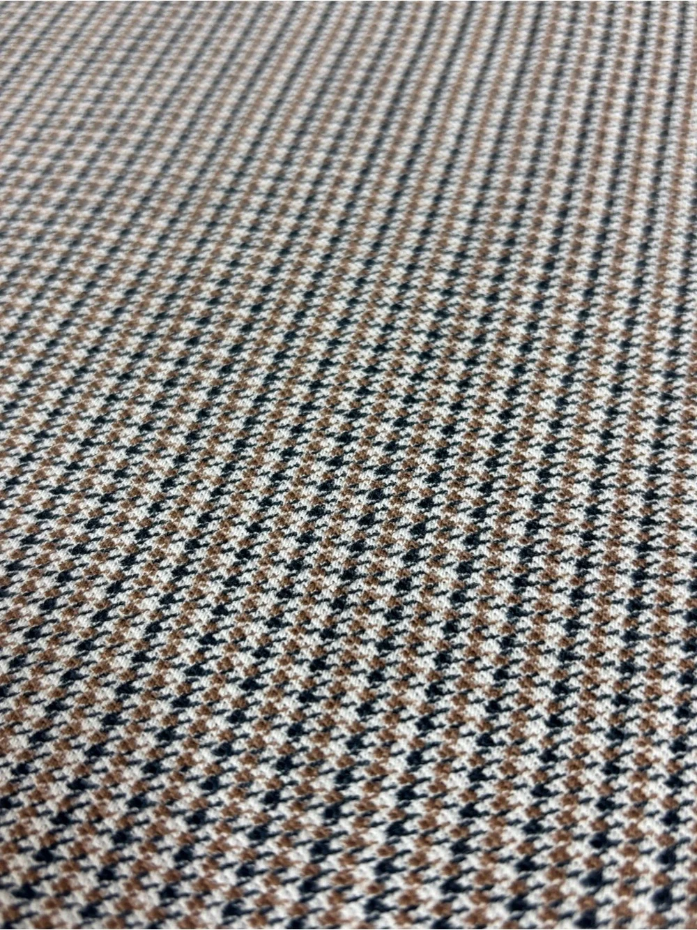 Denim & Flower Ricky Singh Preppy Mod Houndstooth Polo Shirt M - Picture 4 of 10